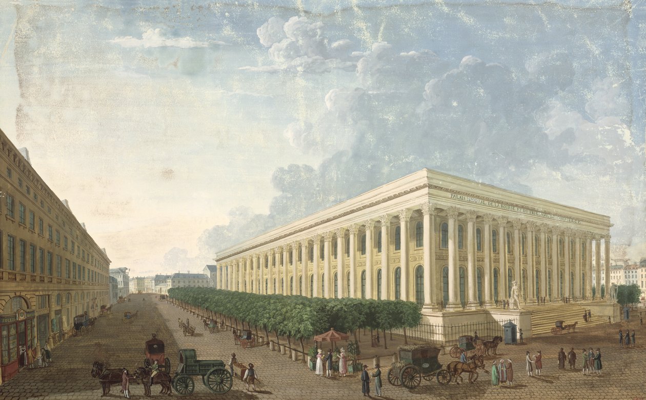 Der Palais de la Bourse von Henri Courvoisier Voisin