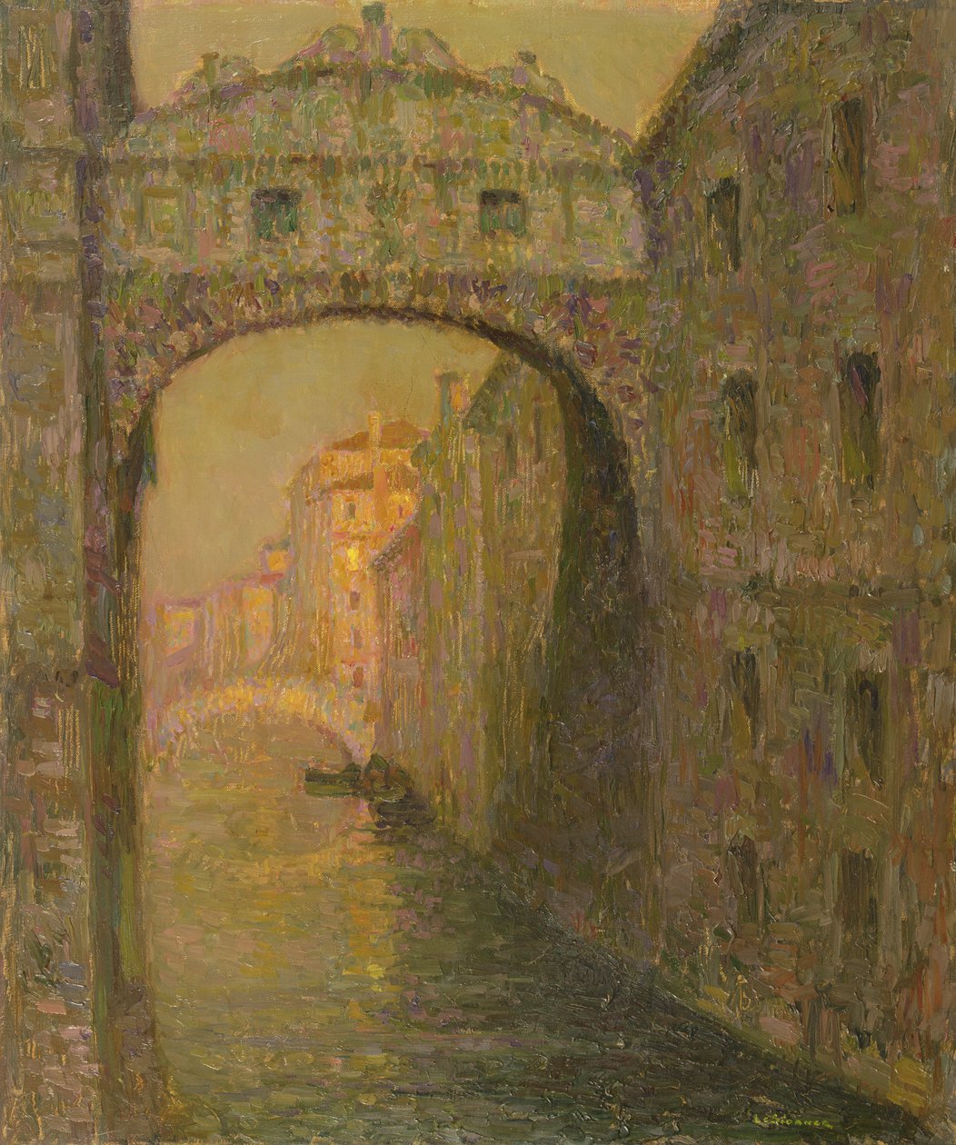 Die Seufzerbrücke, Venedig, ca. 1918 von Henri Eugene Augustin Le Sidaner