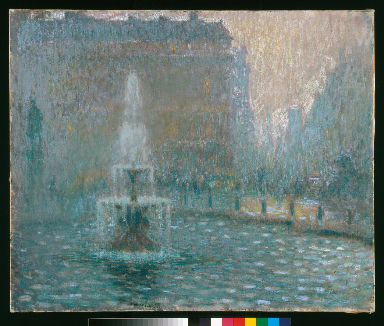 Trafalgar Square, ca. 1908 von Henri Eugene Augustin Le Sidaner