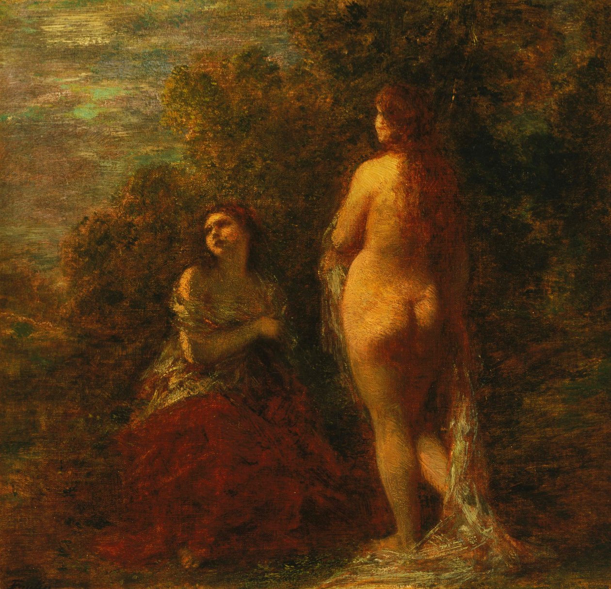 Morgendämmerung von Ignace Henri Jean Fantin Latour
