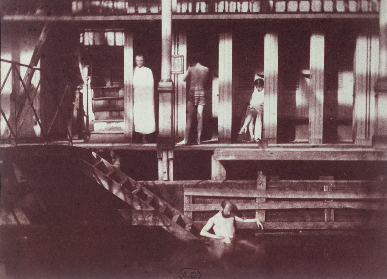 Öffentliche Bäder in Paris, ca. 1852 von Henri Jean Louis Le Secq