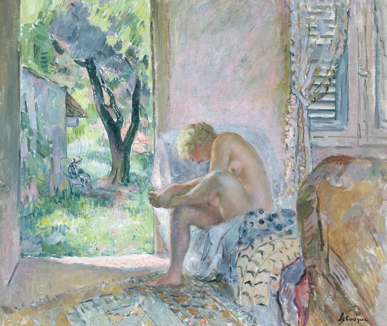 Intimität oder Aufwachen von Henri Lebasque