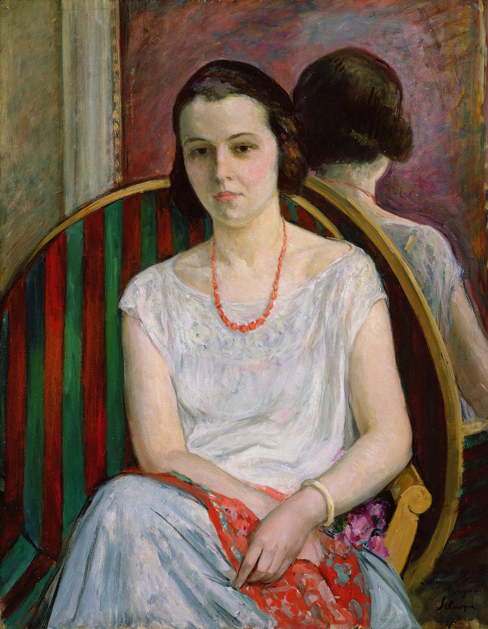 Porträt einer Frau von Henri Lebasque