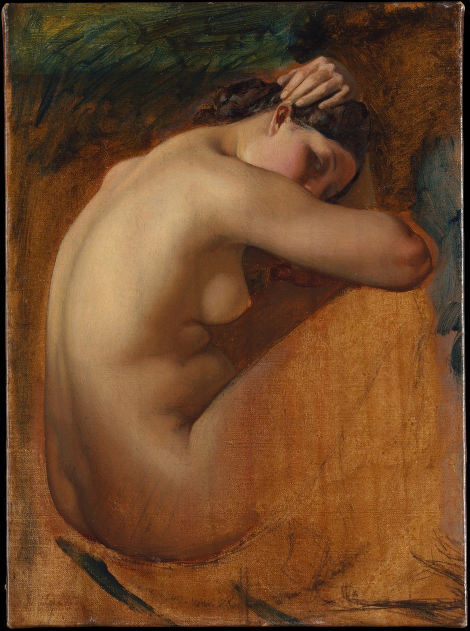 Studie eines weiblichen Aktes von Henri Lehmann
