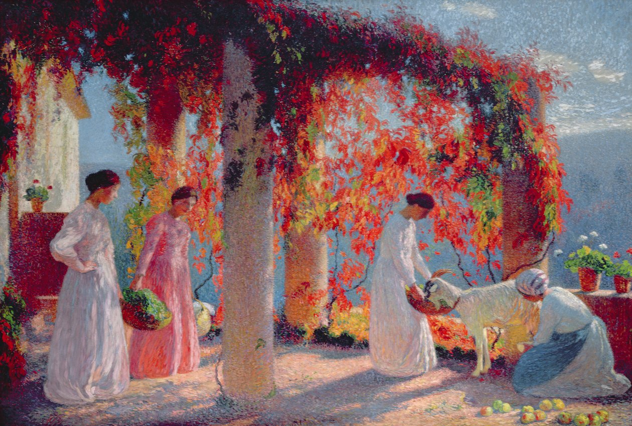 Die Pergola in Marquayrol von Henri Martin