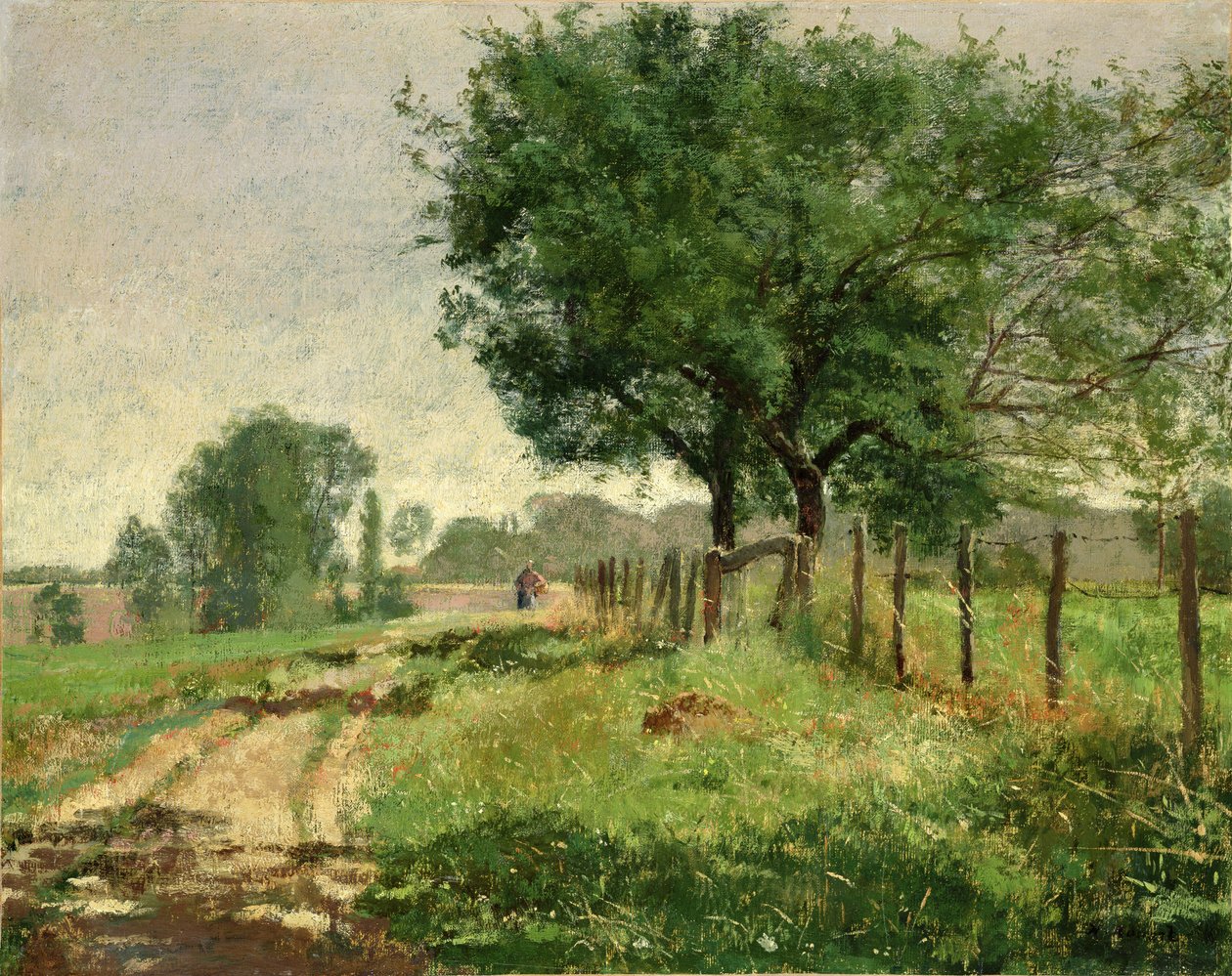 Bauer auf den Feldern von Henri Rouart
