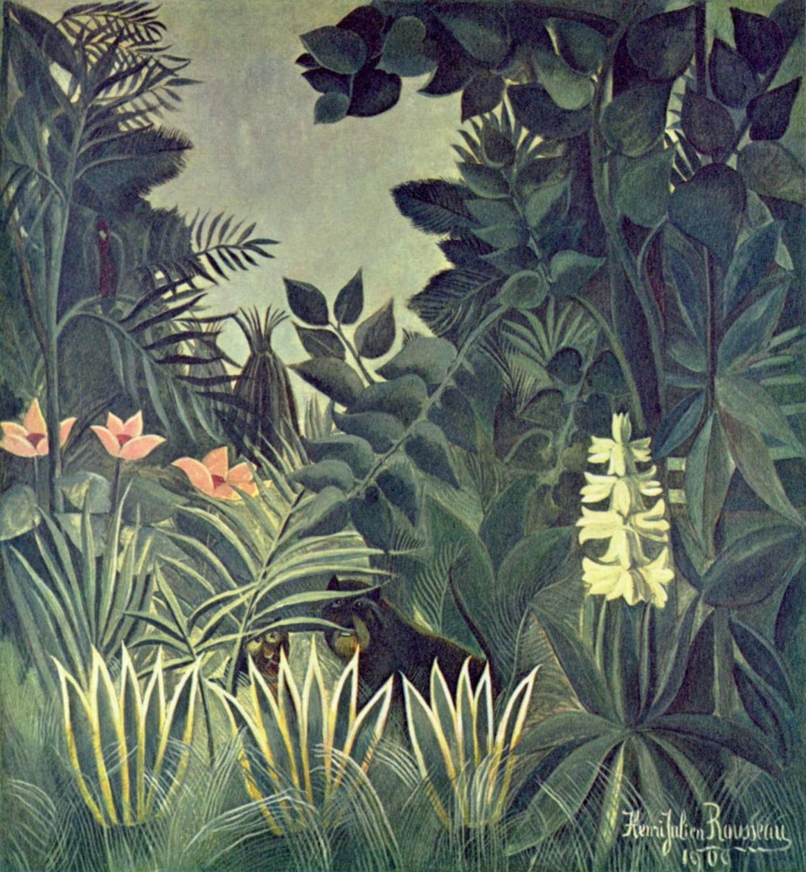 Dschungel am Äquator von Henri Rousseau