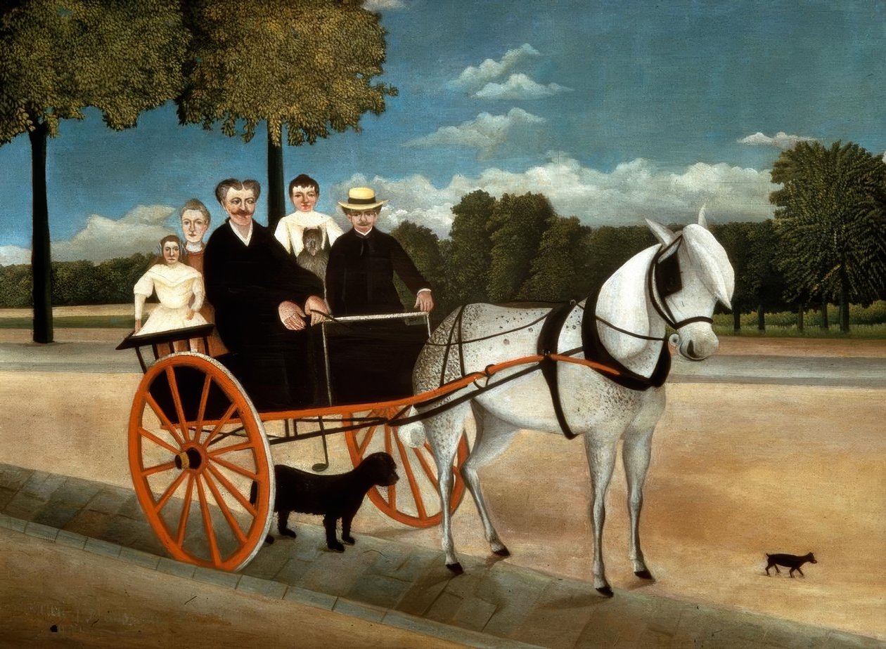 Der Karren des Vaters Juniet von Henri Rousseau