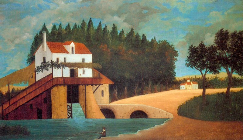 Die Mühle von Henri Rousseau