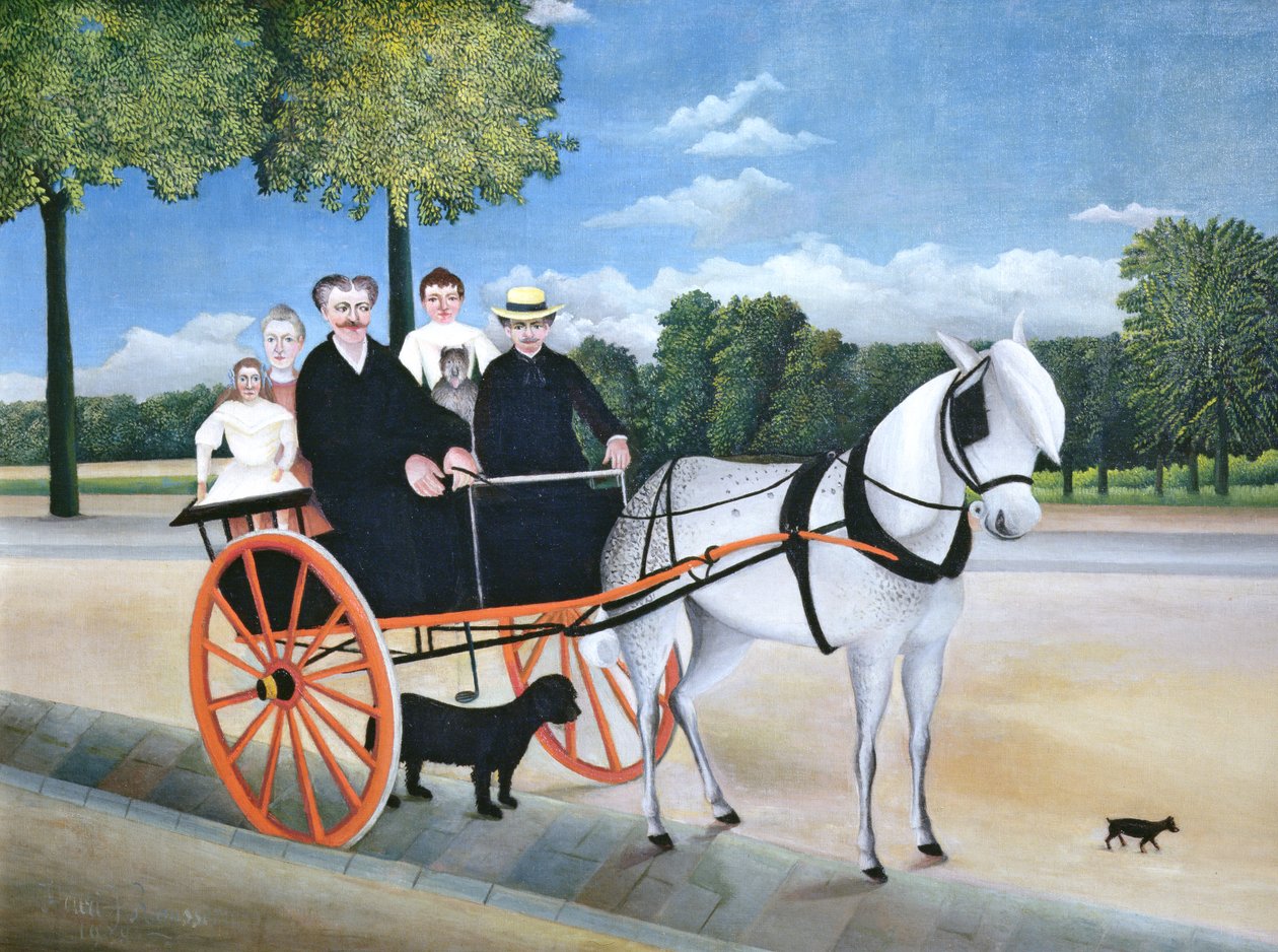 Old Man Juniers Falle, 1908 von Henri Rousseau