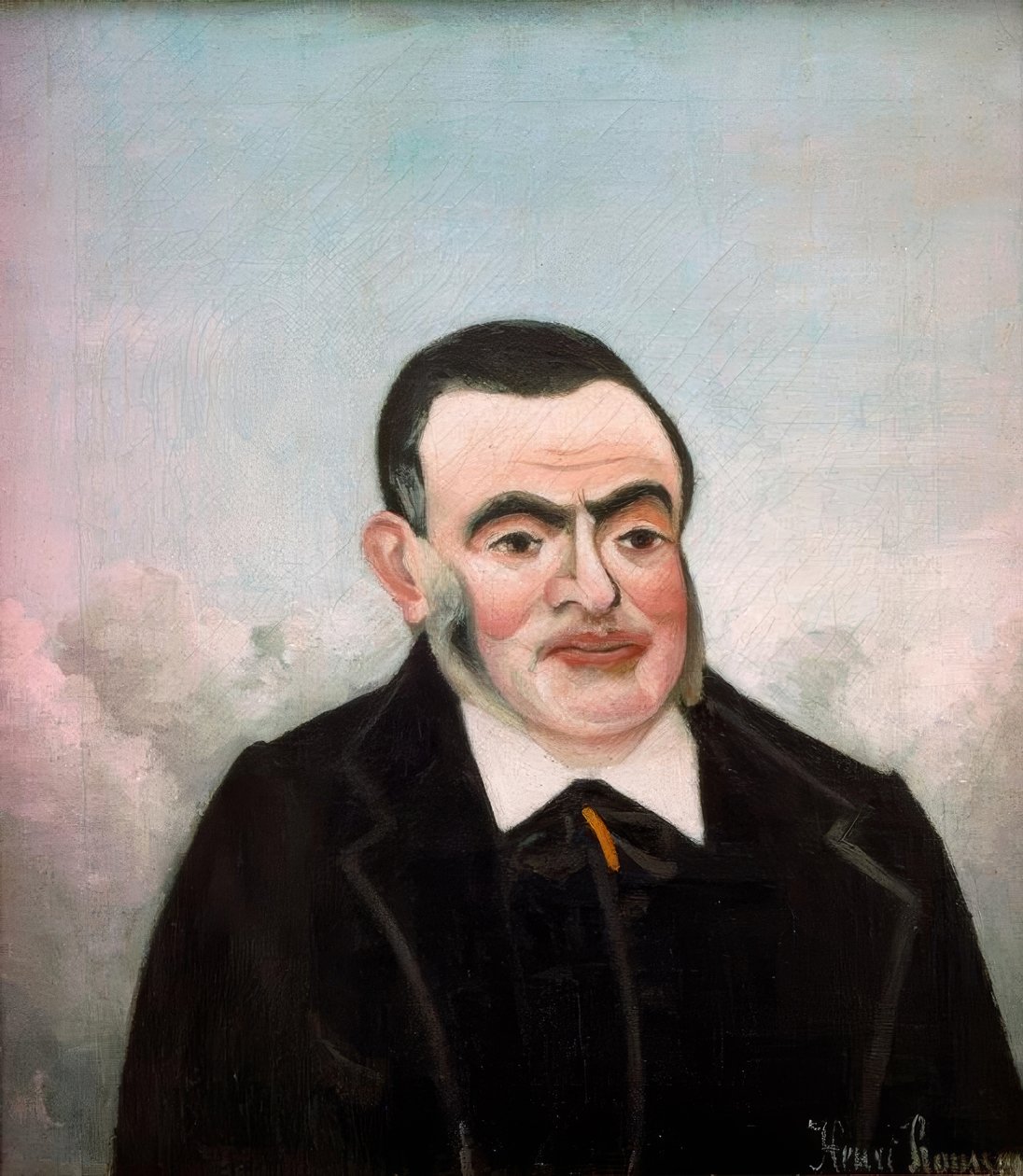 Porträt eines Mannes von Henri Rousseau