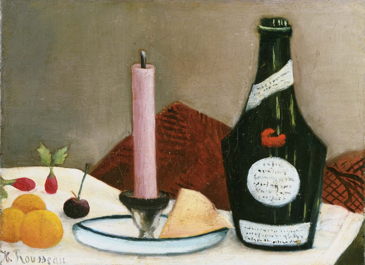 Die rosa Kerze von Henri Rousseau