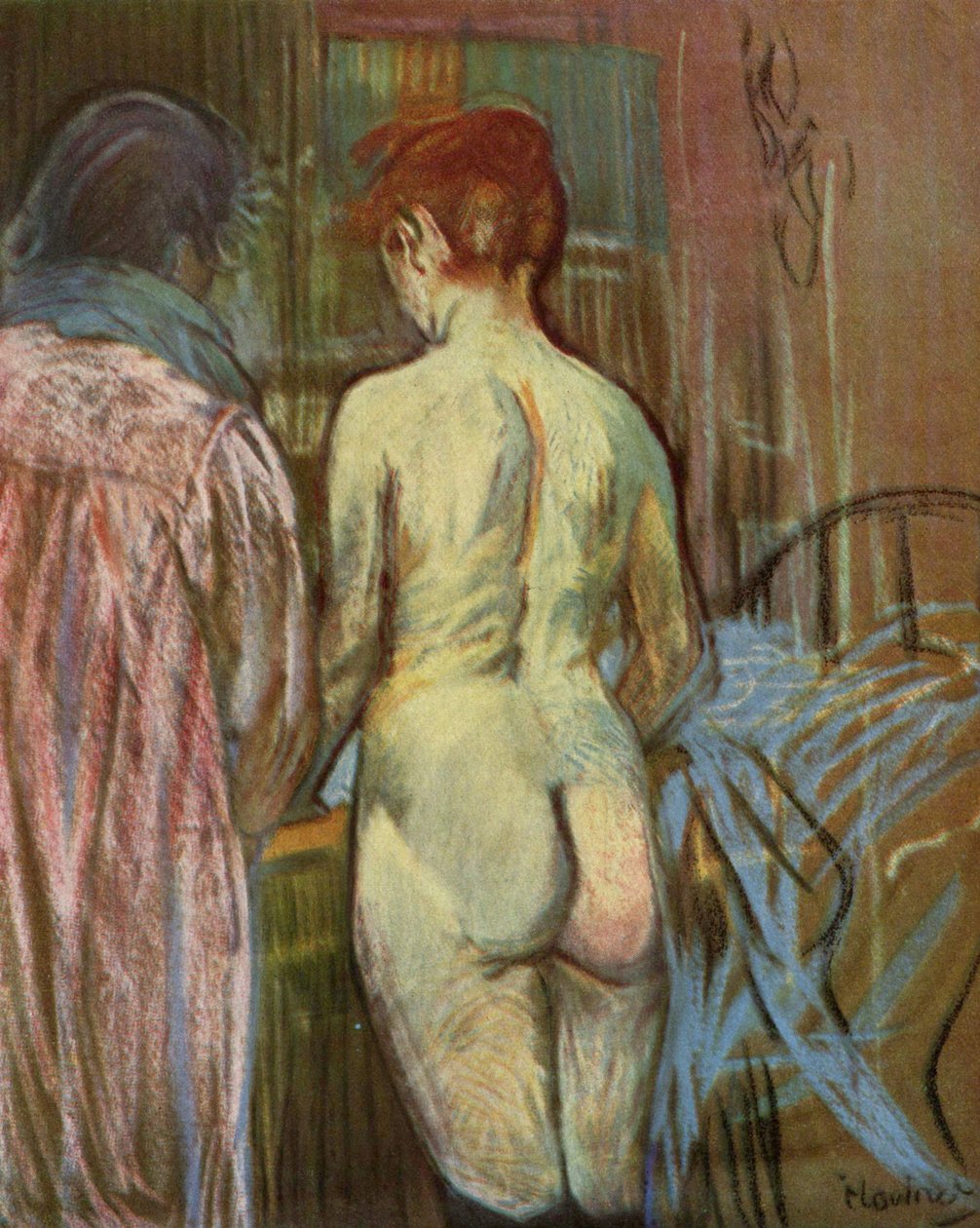 Zwei Mädchen von Henri de Toulouse Lautrec