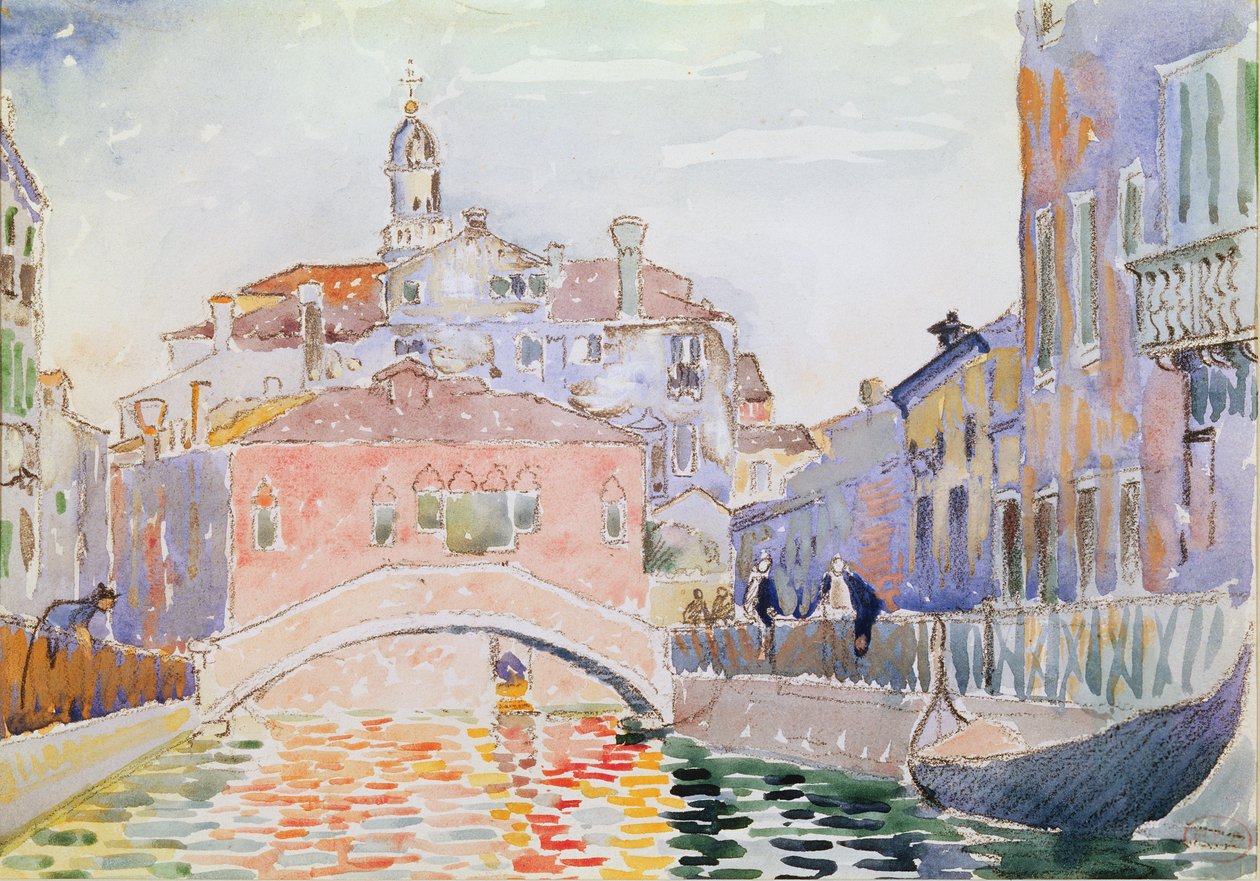 Kanal in Venedig von Henri Edmond Cross