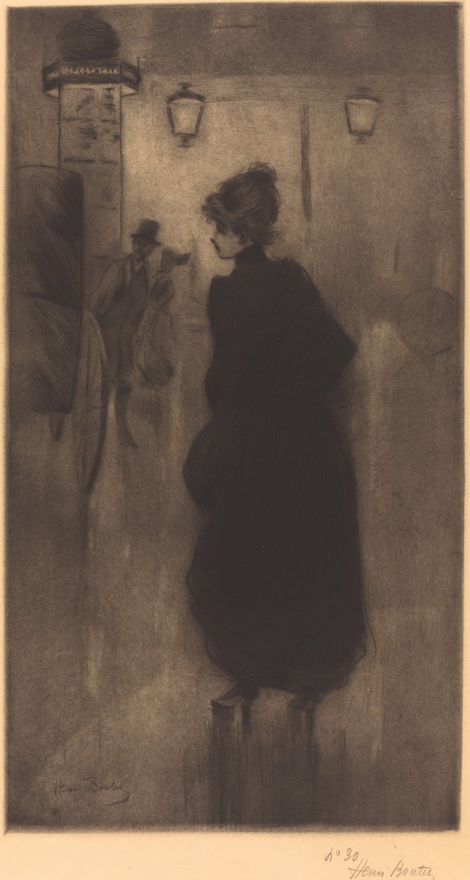 Pariser Frau (Die Wirkung der Nacht) von Henri Boutet