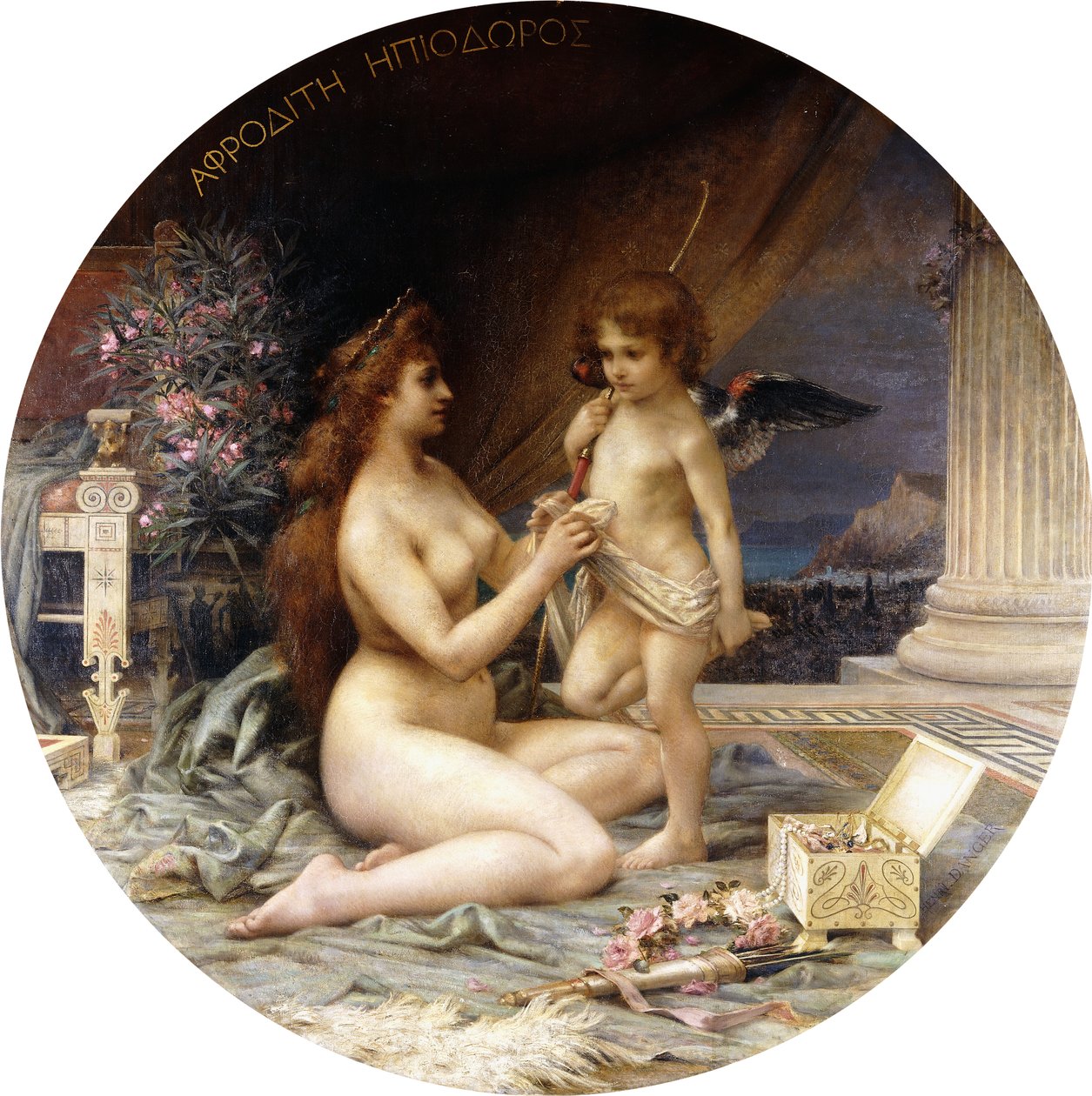Aphrodite und Eros von Henri Camille Danger