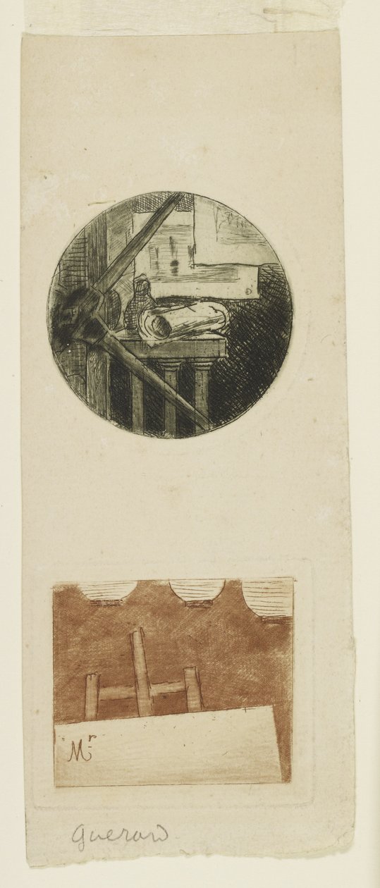 Platzkarte von Henri Charles Guérard