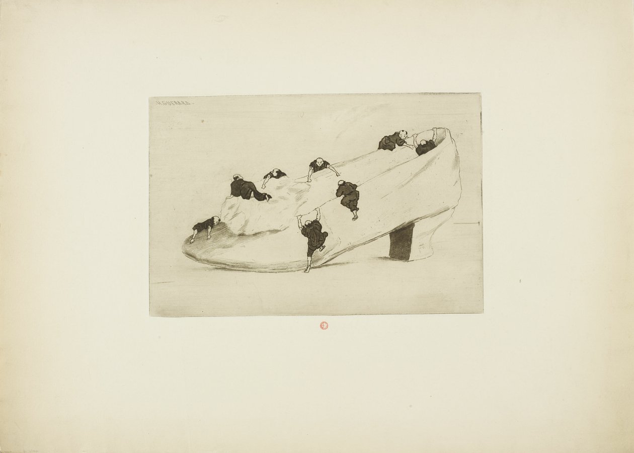 Der Angriff des Schuhs von Henri Charles Guérard