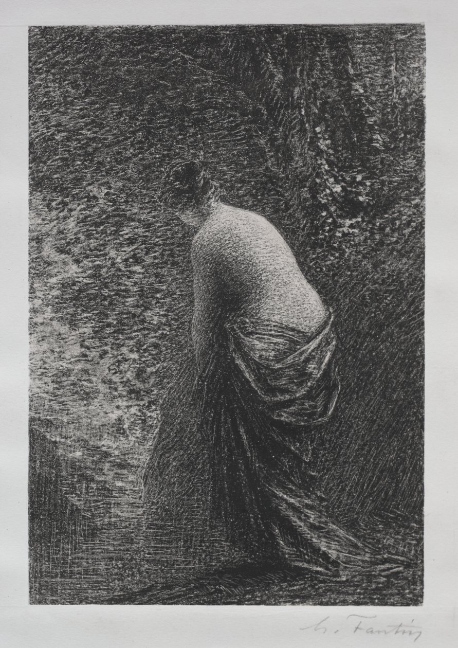 Stehender Badender von Ignace Henri Jean Fantin Latour