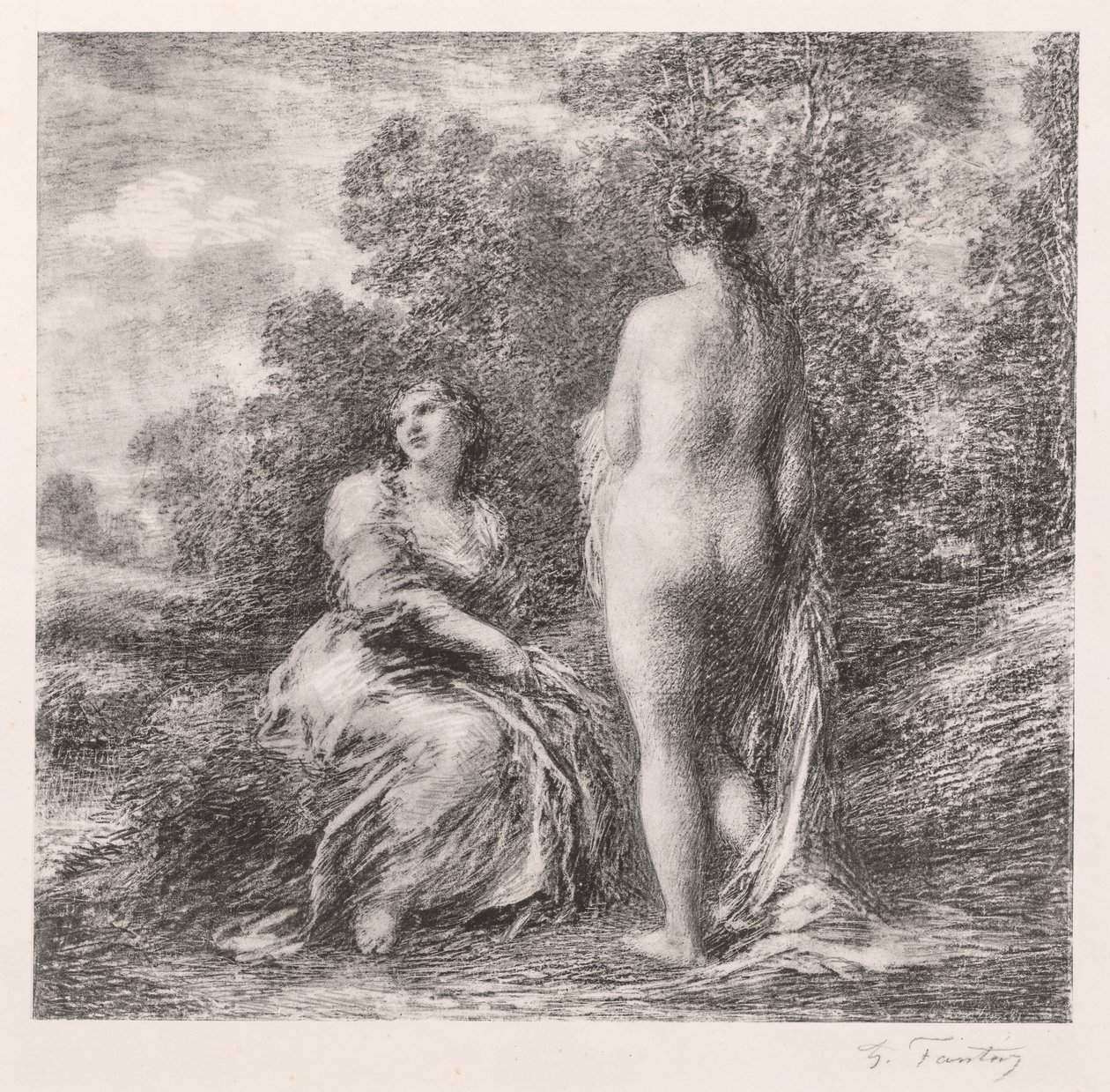 Badende von Ignace Henri Jean Fantin Latour