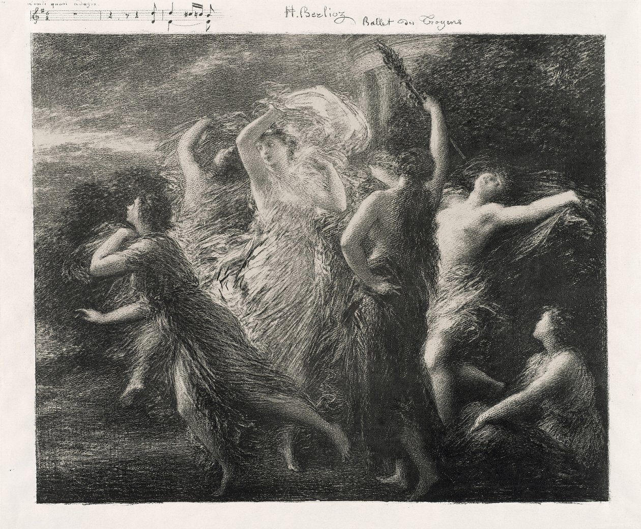 Tanz der Trojaner von Ignace Henri Jean Fantin Latour