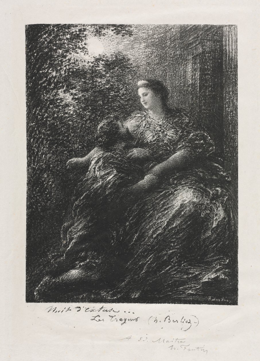 Duett der Trojaner von Ignace Henri Jean Fantin Latour