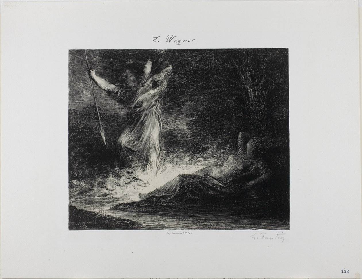 Ende der Walküre von Ignace Henri Jean Fantin Latour