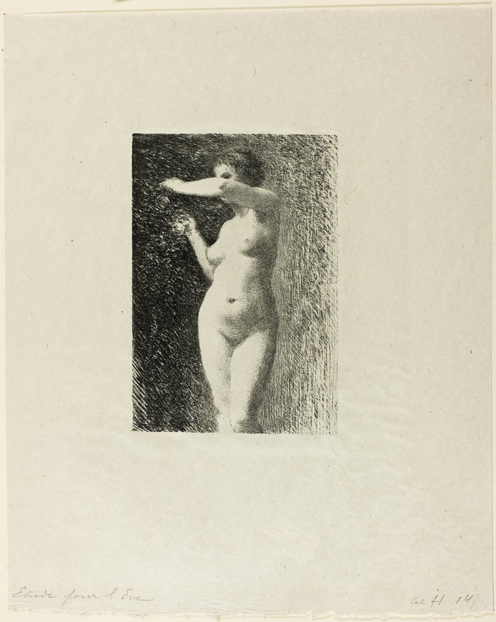 Studie für Eva von Ignace Henri Jean Fantin Latour