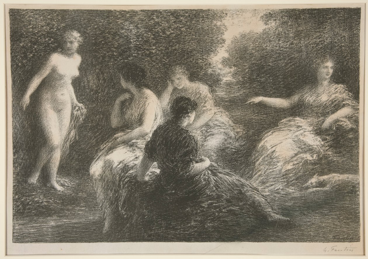 Fünf Nymphen von Ignace Henri Jean Fantin Latour