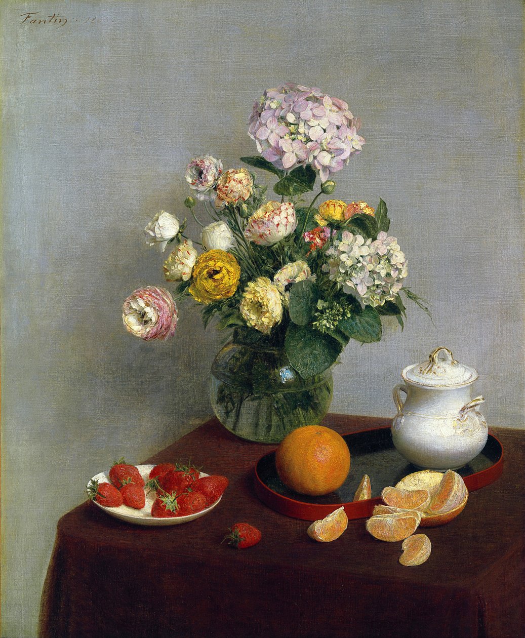 Blumen und Früchte von Henri Fantin Latour