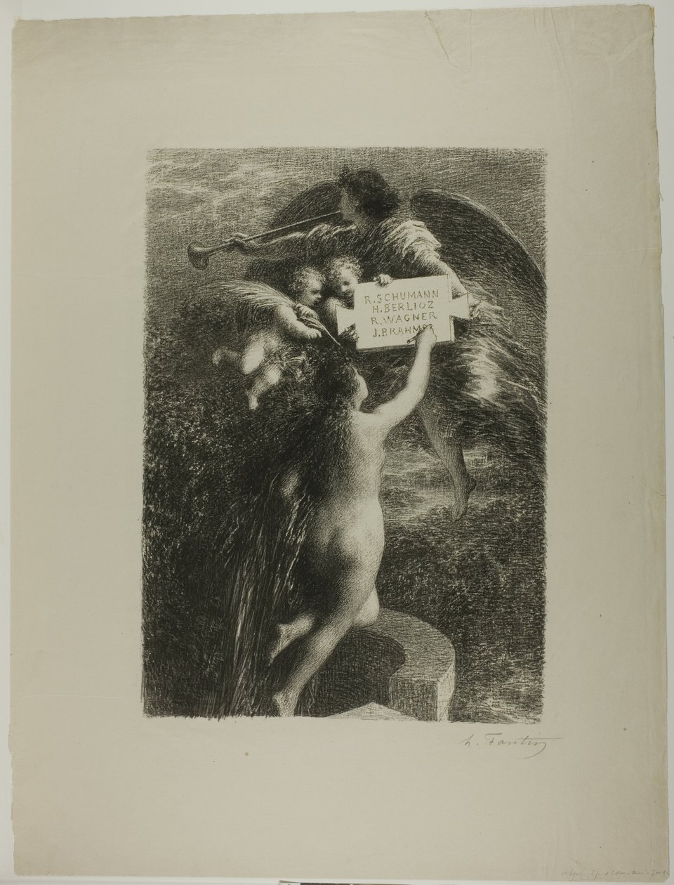 Frontispiz: Wahrheit von Ignace Henri Jean Fantin Latour