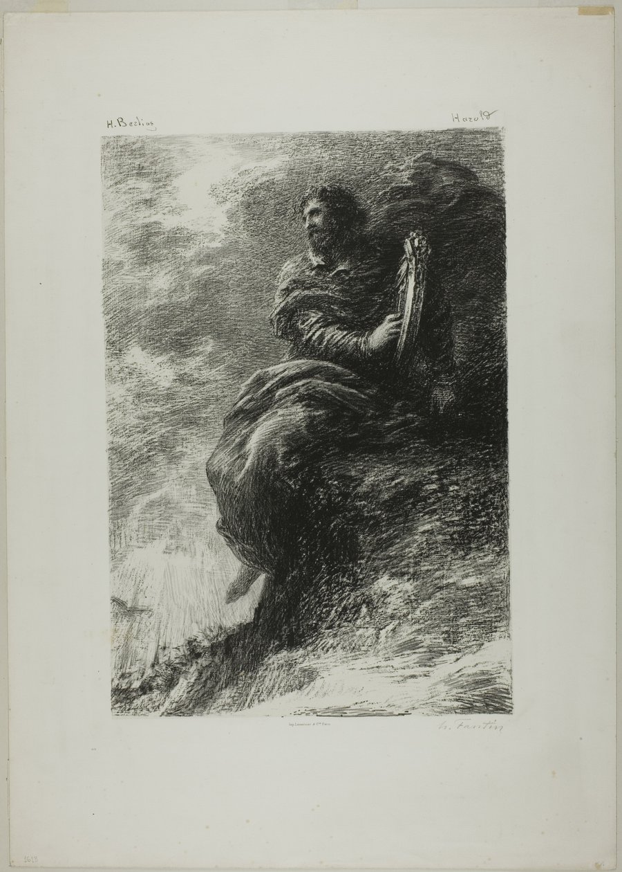 Harold: In den Bergen von Ignace Henri Jean Fantin Latour