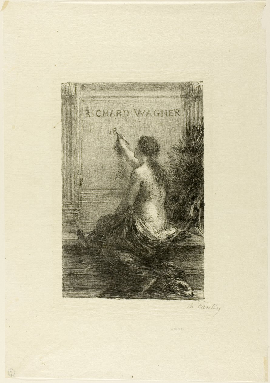 Unsterblichkeit von Ignace Henri Jean Fantin Latour