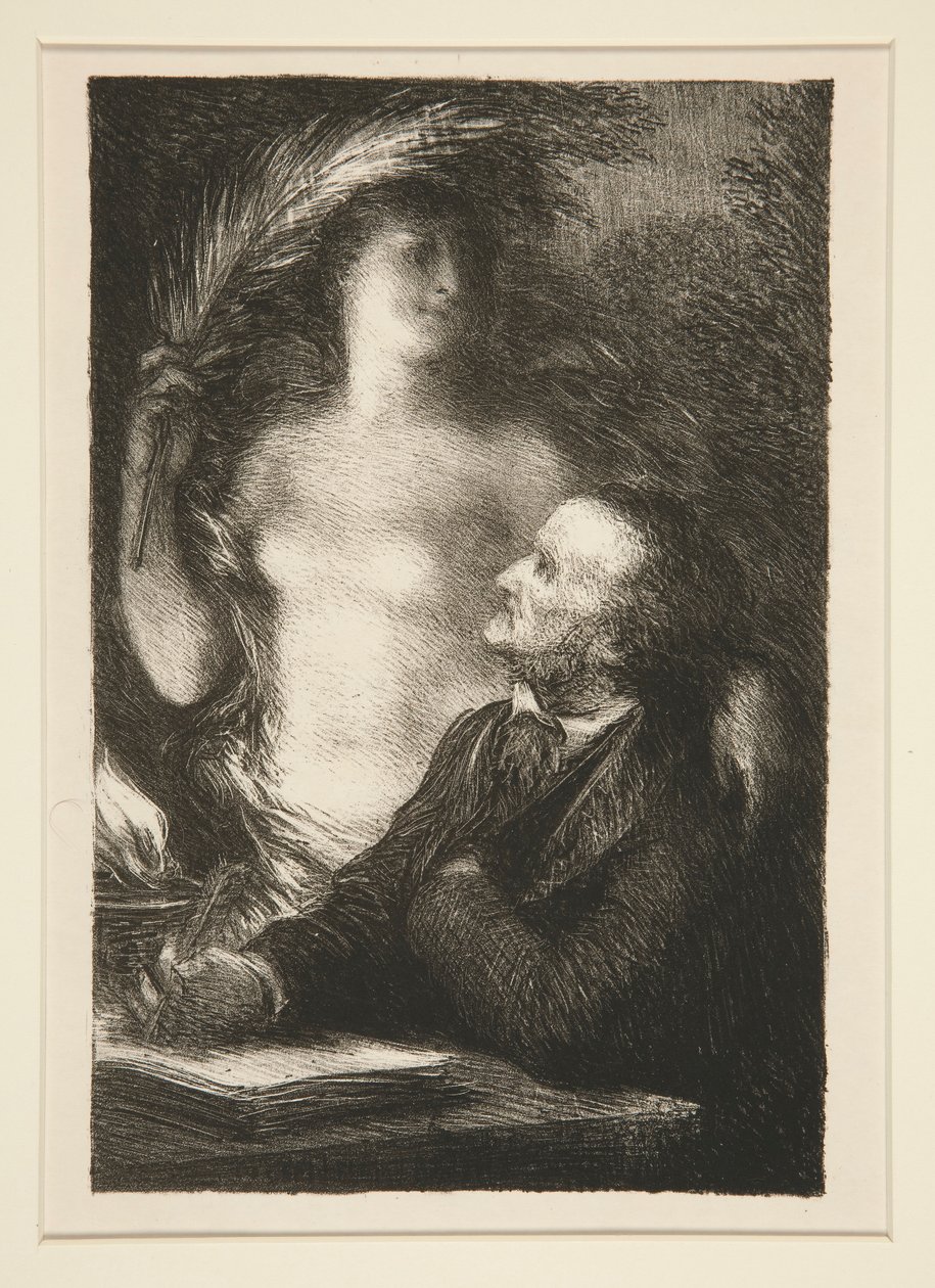 Die Muse von Ignace Henri Jean Fantin Latour