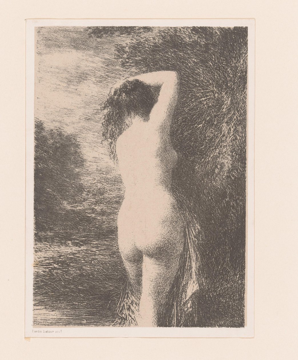 Stehende Badende von Ignace Henri Jean Fantin Latour