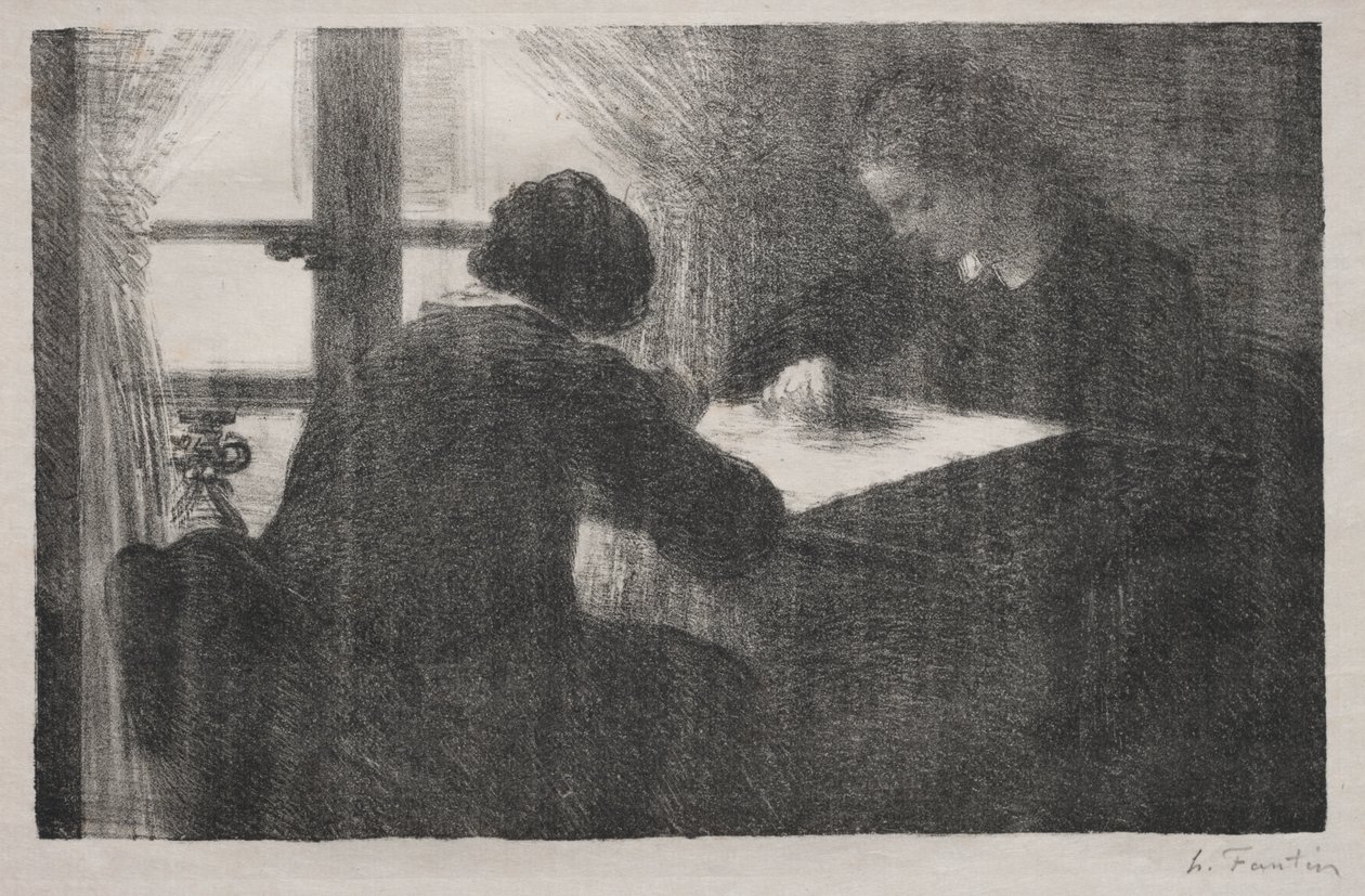 Die Stickerinnen von Ignace Henri Jean Fantin Latour
