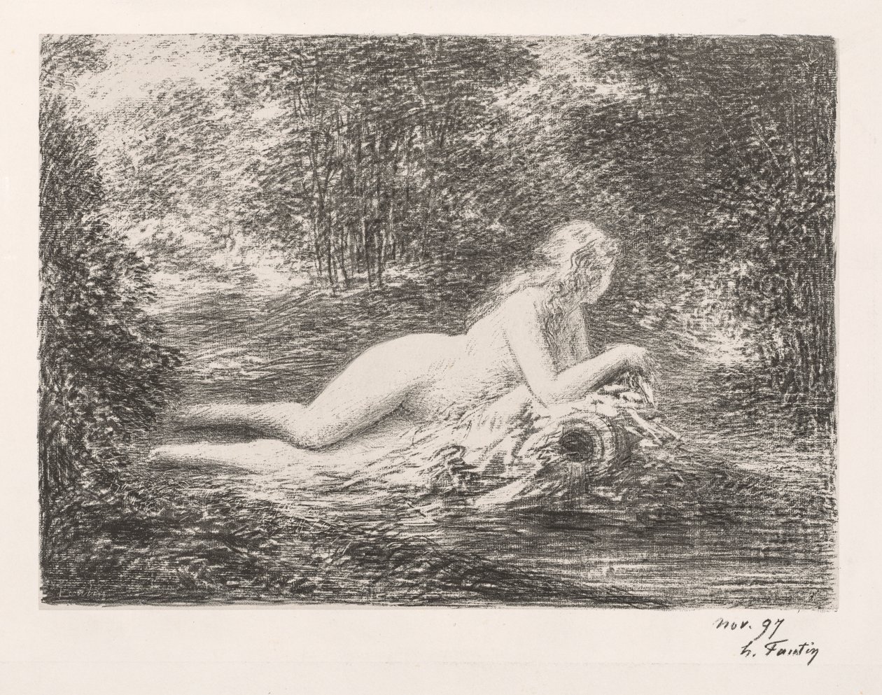 Der Frühling von Ignace Henri Jean Fantin Latour