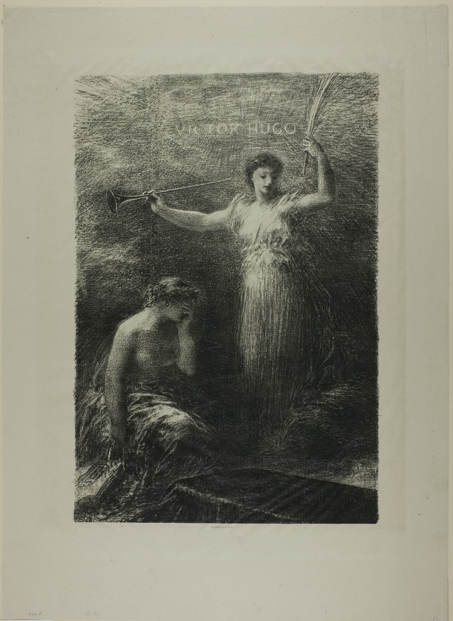 Für Victor Hugo von Ignace Henri Jean Fantin Latour