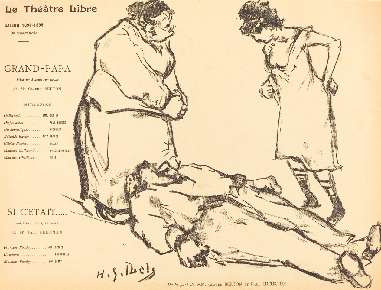 Großvater; Wenn es wäre von Henri Gabriel Ibels