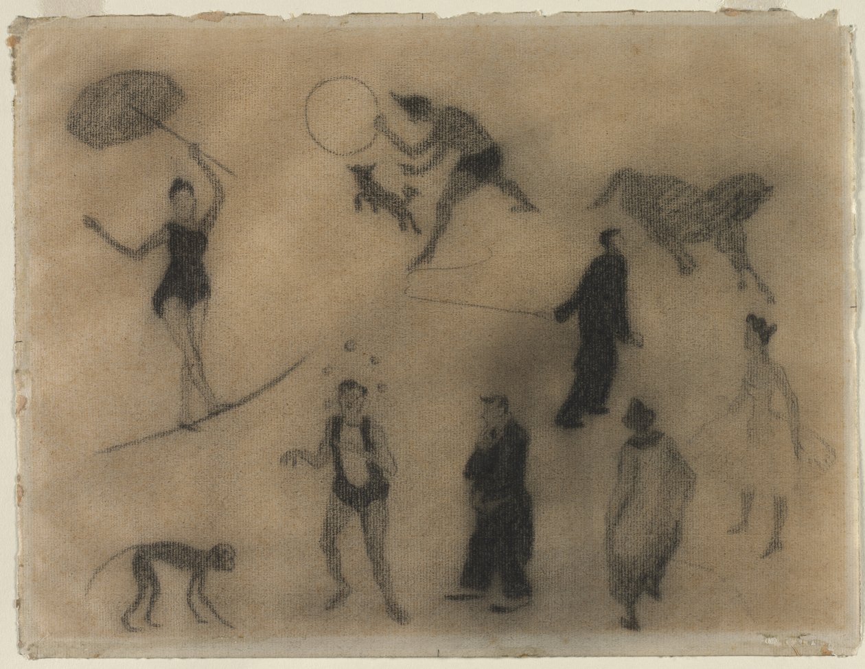 Der Zirkus, 1896 von Henri Gabriel Ibels