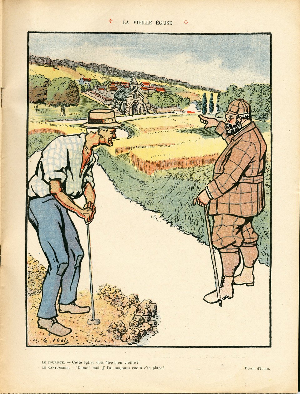 Das Lachen, satirisch in Farben von Henri Gabriel Ibels