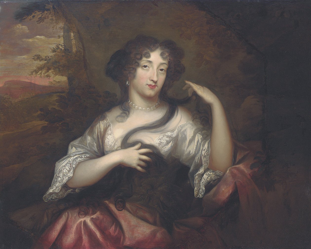 Porträt von Hortense Mancini von Henri Gascard