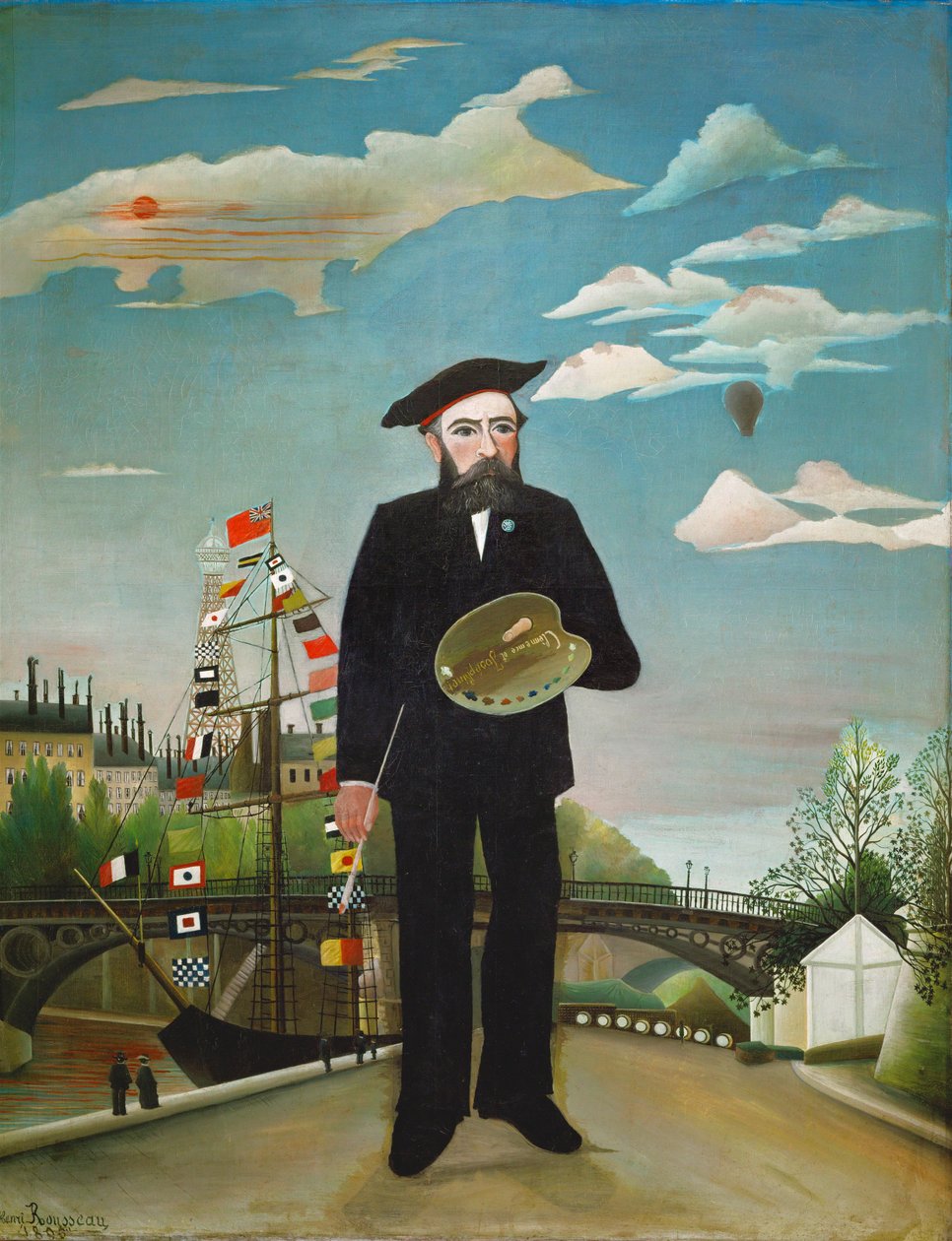 Ich selbst von Henri J.F. (1844 1910) Rousseau