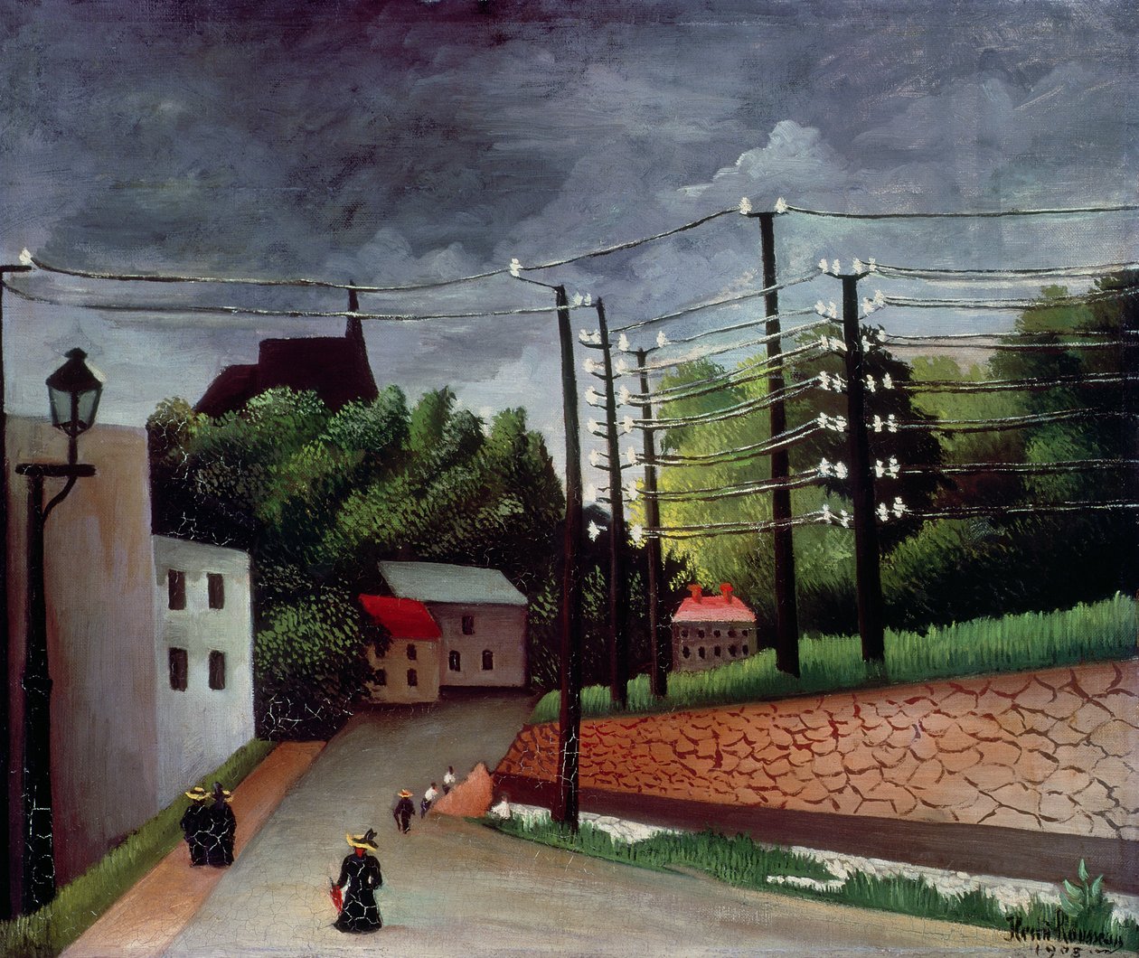Ansicht von Malakoff, Hauts-de-Seine von Henri J.F. Rousseau