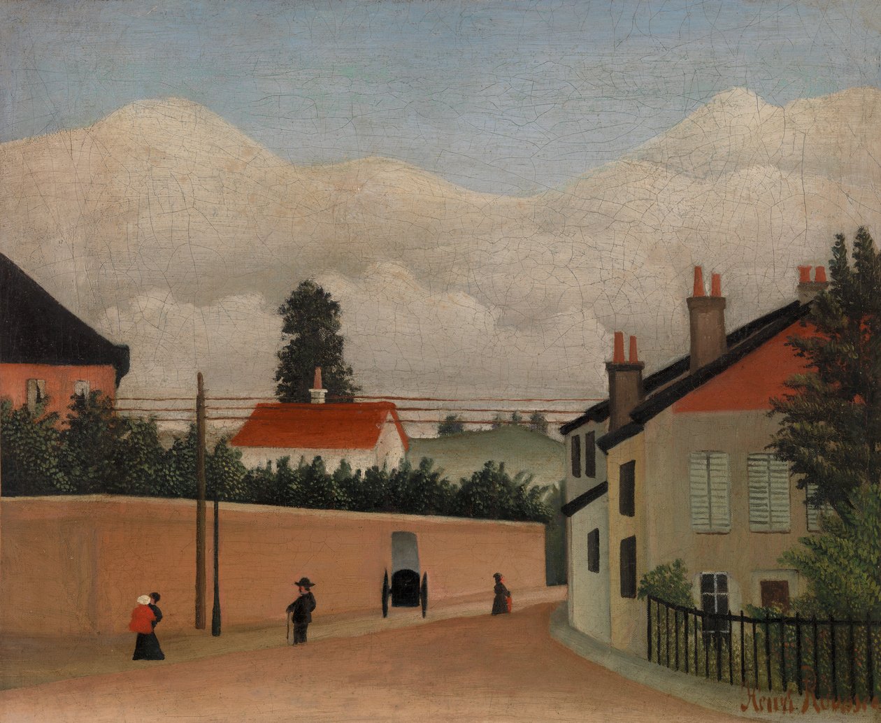 Straßenszene von Henri J.F. 1844 1910 Rousseau