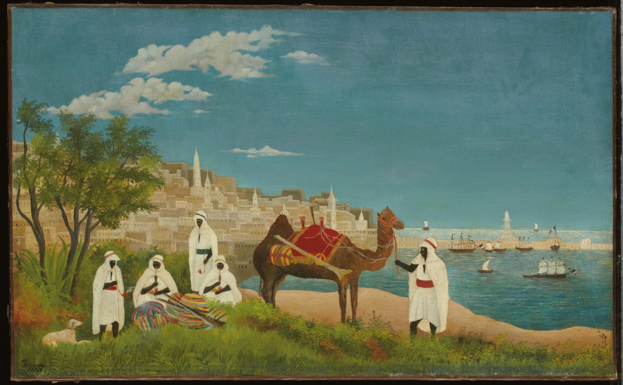 Landschaft, Algier, 1880 von Henri J.F. Rousseau