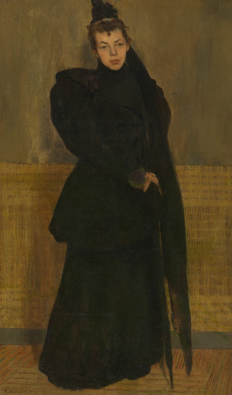 Louise in Trauer von Henri Jacques Edouard Evenepoel