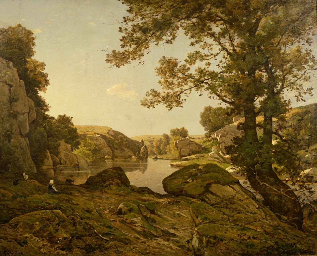 Le Saut de Loup von Henri Joseph Harpignies