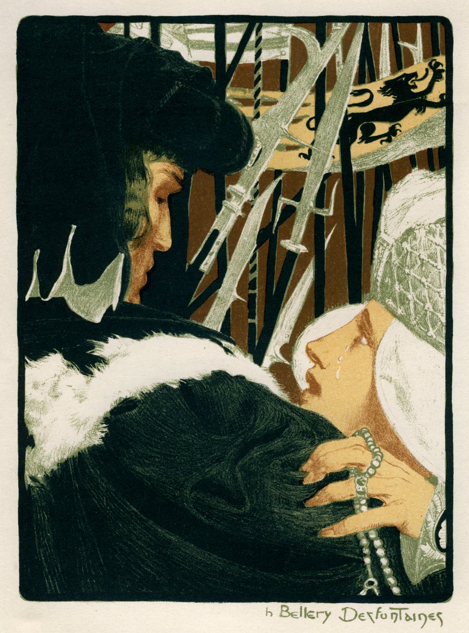 Die Flehende, 1898 von Henri Jules Ferdinand Bellery Defonaines