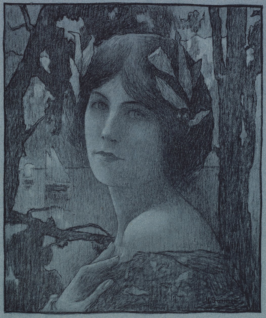 Sanfte Nacht von Henri Jules Guinier